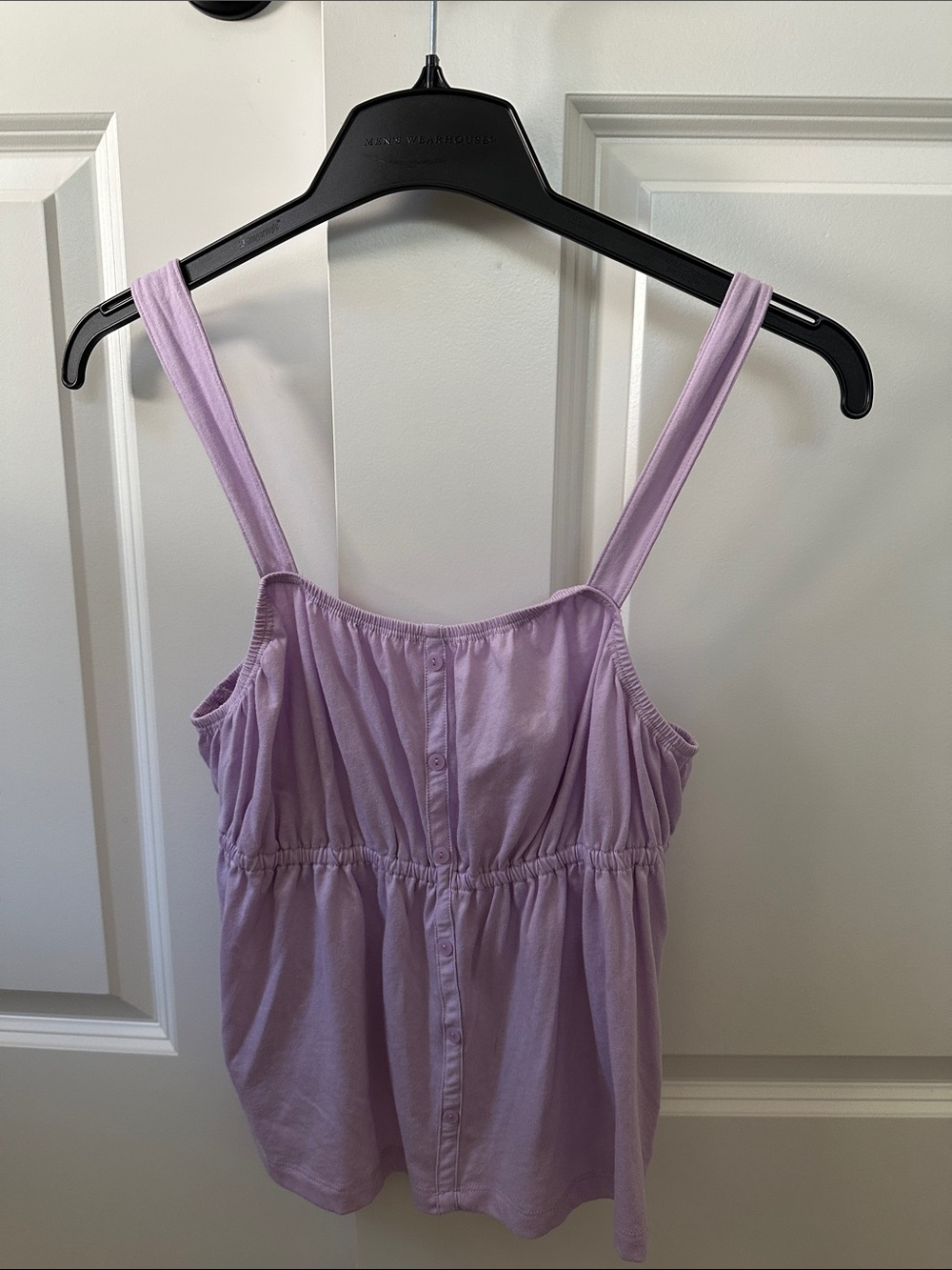 abercrombie kids Lavender Button-Front Tank Top